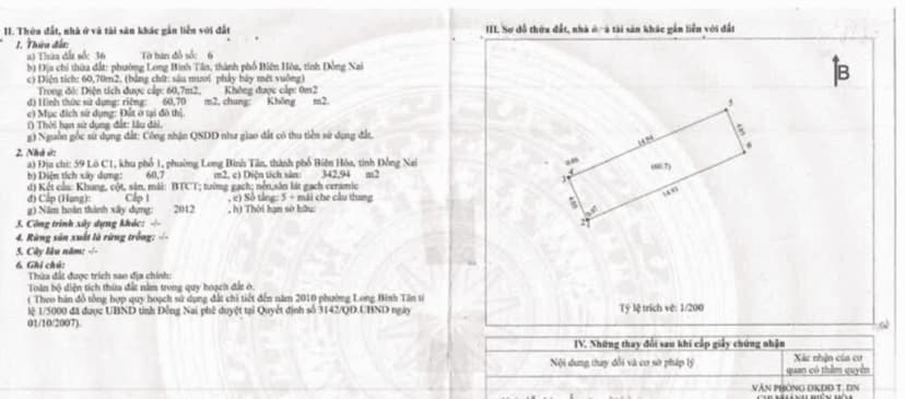 BÁN NHÀ NGHỈ/KHÁCH SẠN CẠNH SIÊU THỊ GO! BIÊN HÒA-DOANH THU >100TR/TH