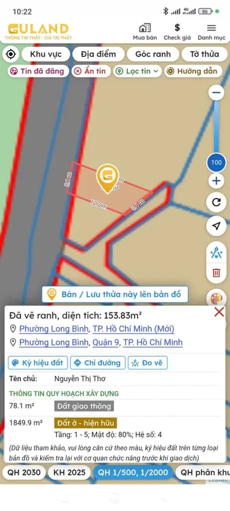 Main-Bán Đất 152.9m2 có sẵn 119.7 m2 thổ cư giá 6.7 tỷ tại Đường Song Hành Xa lộ Hà Nội - Nhánh Quận 9 Phường Long Bình Quận 9 TP. Hồ Chí Minh-2