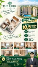 Thumb-Cho thuê 2PN1WC 62m2 - 10.5 triệu/tháng - The Park Residence-1