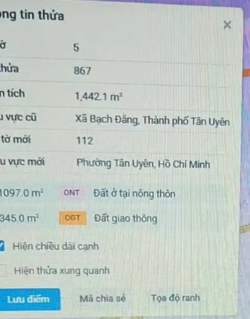 Main-Bán Đất Tân Uyên 2 Mặt Tiền Ngang 45 Dài 30 Bạch Đằng 1.442,4m², Đường trước rộng 28m 0922222590-6