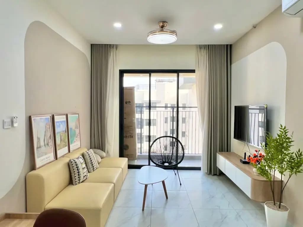 Main-Hết hđ thuê bán cc 55m2 Full nội thất NHƯ HÌNH 2,2 tỷ Sổ hồng Ở liền Nguyễn Văn Trỗi view góc hồ-1