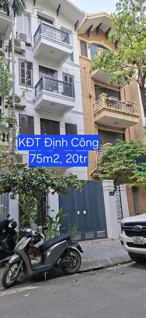 Main-Cho thuê nhà KĐT Định Công, Hoàng Mai, 75m2, 5 tầng, giá 20tr, kinh doanh/văn phòng/ở-0