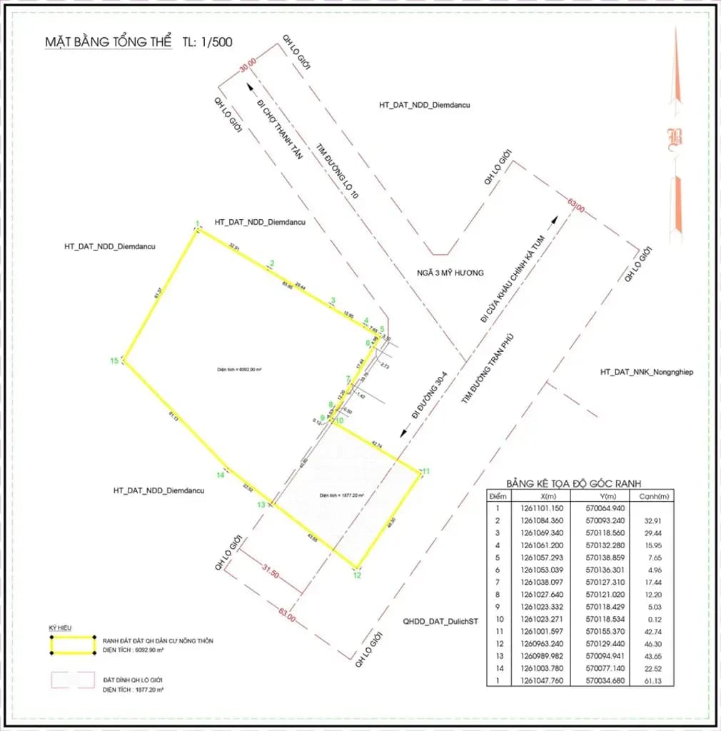Main-[CHÍNH CHỦ] BÁN GẤP QUỸ ĐẤT VÀNG 7970.10 M² GÓC NGÃ 3 TRẦN PHÚ - VIEW TRỰC DIỆN NÚI BÀ ĐEN – TIỀM NĂNG 2 MẶT TIỀN 80.56M NGANG-1