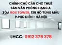 Thumb-SÀN VĂN PHÒNG HẠNG A TẠI TÒA ROX TOWER 136 HỒ TÙNG MẬU - P.PHÚ DIỄN - HÀ NỘI-1