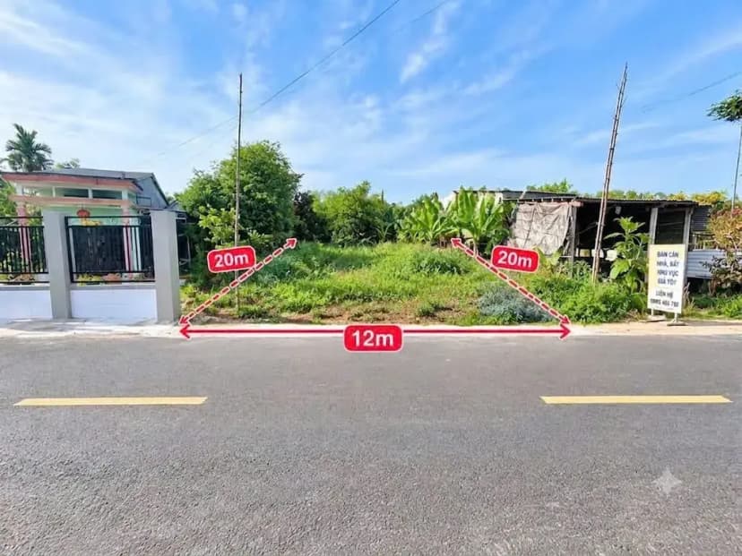 Bán Đất 120m2 có sẵn 120 m2 thổ cư giá 1.45 tỷ tại Xã Hòa Phú Huyện Hòa Vang Đà Nẵng