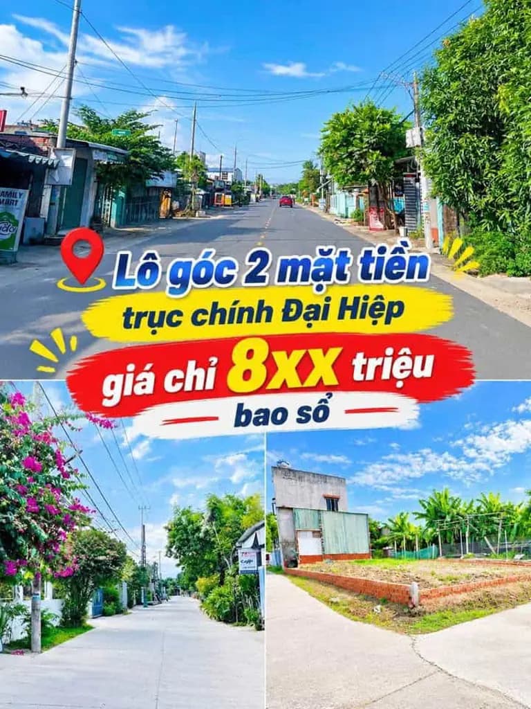 SIÊU PHẨM LÔ GÓC 2 MẶT TIỀN NAM HOÀ KHƯƠNG – GIÁ CHỈ 850 TRIỆU!