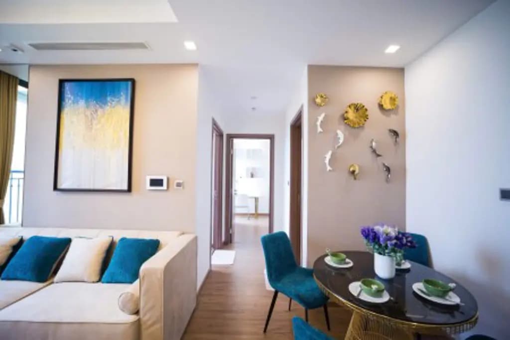 Main-Chính chủ gửi cho thuê căn hộ 2PN Vinhomes Green Bay Mễ Trì. Full giá: 14.5tr-5