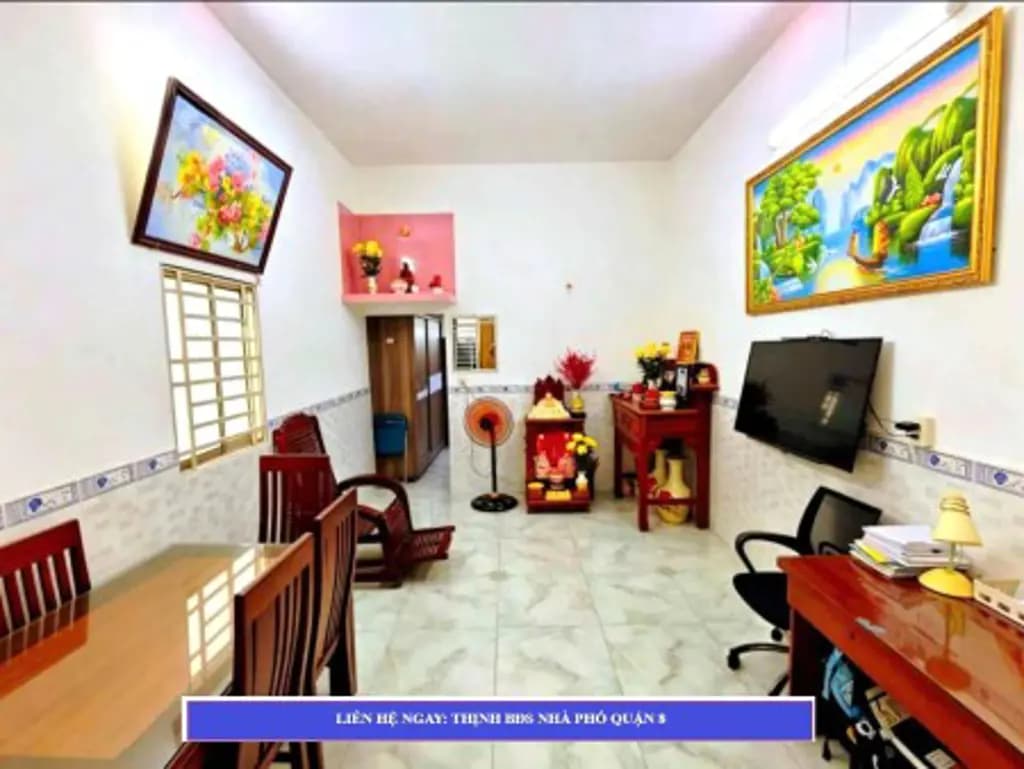 Main-Nhà hẻm Tạ Quang Bửu 64m vuông 2 mặt tiền 1 trệt 1 lầu giá chỉ nhỉnh 3 đồng-0