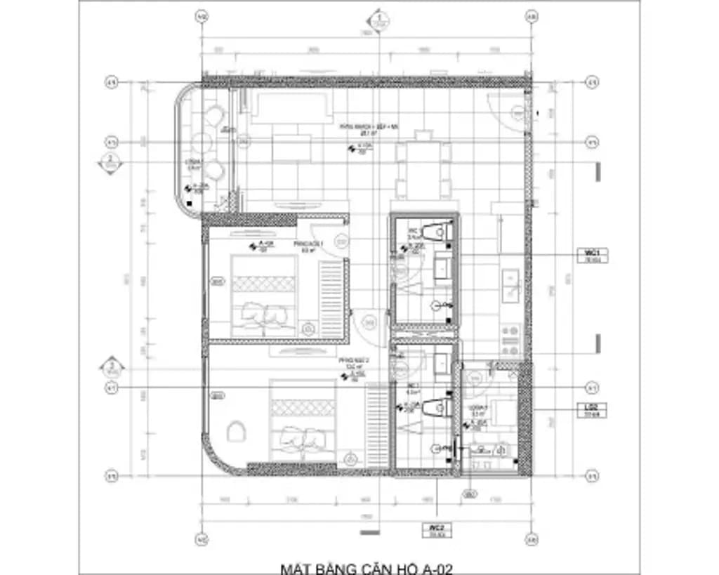 Main-Bán Căn góc 2Pn2wc Bancony Lồi| The Emerald 68 | 73,6 m2 Giá 4,3 tỷ (bao thuế phí)-3