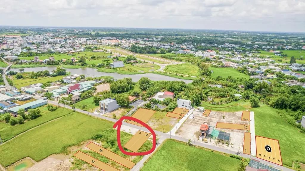 Main-Bán Đất 93.5 m2 thổ cư giá 1.05 tỷ tại Đường Trương Định Thị trấn Cần Đước Huyện Cần Đước Long An-2