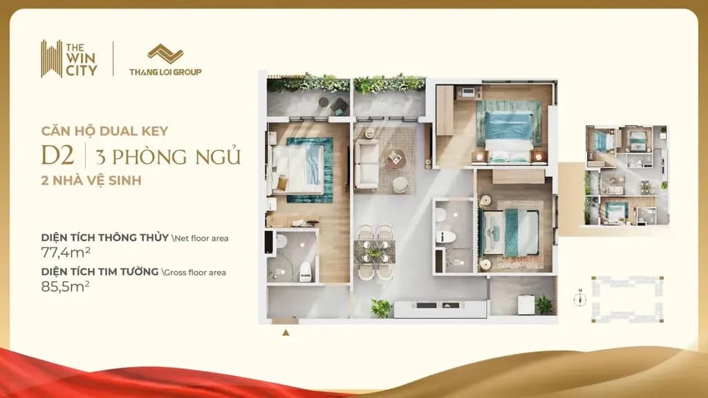 Main-Bán Căn hộ chung cư 85.5m2 giá 2.94 tỷ tại Đường Tỉnh lộ 10 Xã Đức Hòa Hạ Huyện Đức Hòa Long An-5