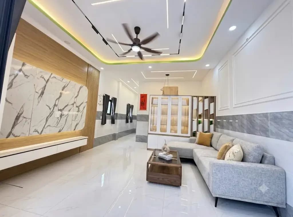 Main-Bán nhà 5x15m 435 triệu hẻm chợ , đường ô tô sẵn nội thất giáp xã Vĩnh Lộc HCM-1