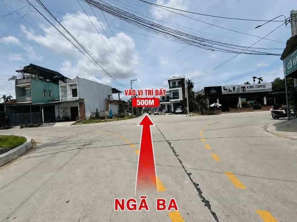 Main-Sụp hầm lô đất ngang 5m-12m Gần Trung Tâm Thị Trấn Ái Nghĩa Giá Chỉ 4xx Triệu-1
