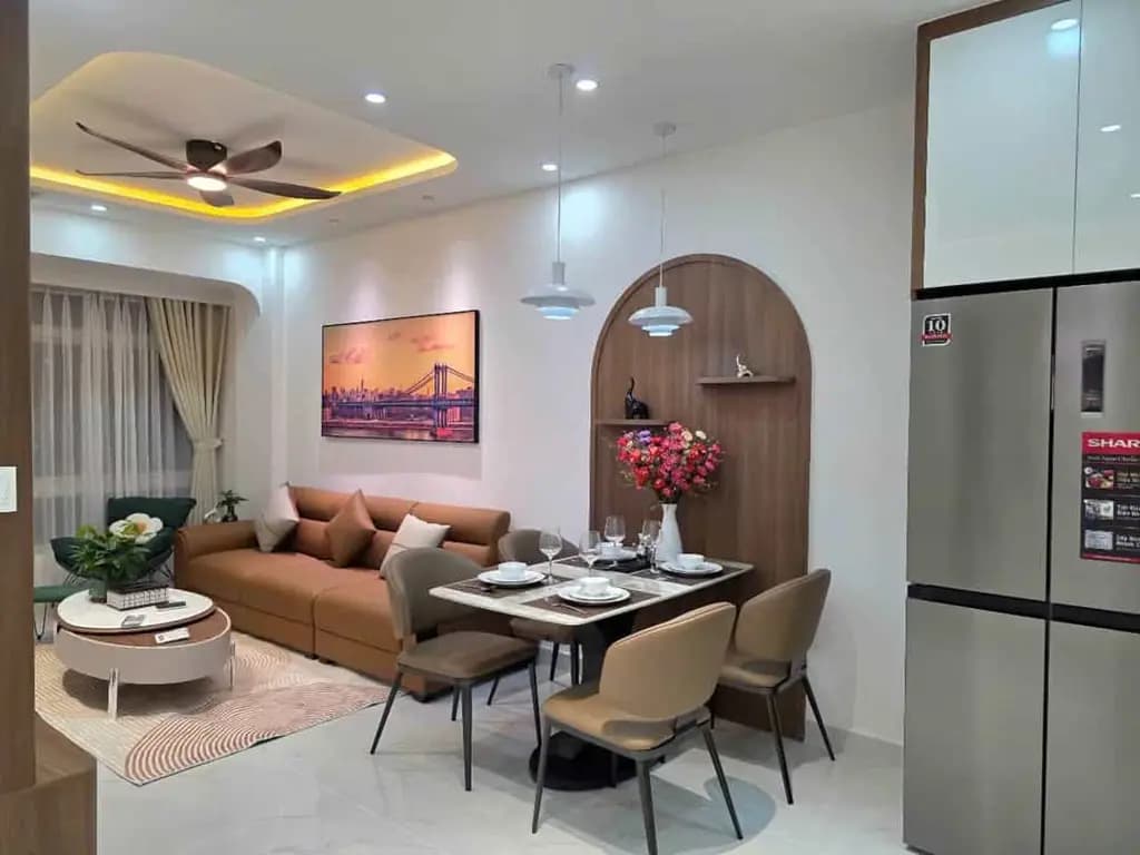 Main-Chủ Cần Bán CH Giá Rẻ H1 Hoàng Diệu, GIÁ 1 TỶ 720, DT 87,5m², 2PN2WC, tặng kèm đầy đủ nội thất , SHR-0