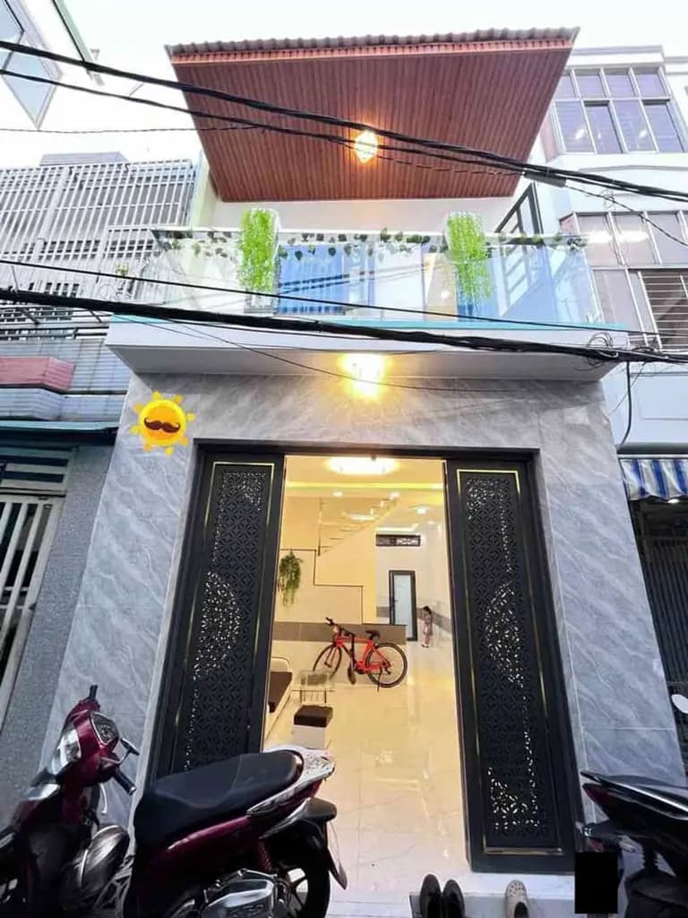 BÁN NHÀ 2 MẶT TIỀN HẺM XE HƠI – CÁCH MẶT TIỀN BÙI MINH TRỰC CHỈ 10M – TẶNG FULL NỘI THẤT