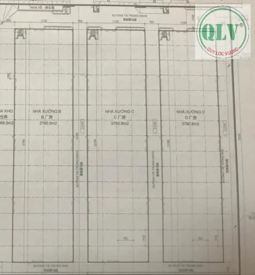 CHO THUÊ NHÀ XƯỞNG – KCN MỸ PHƯỚC, BẾN CÁT, BD – 11.370m²