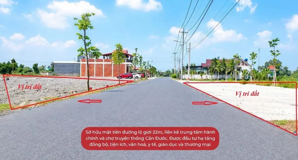 Main-Bán Đất 300m2 có sẵn 300 m2 thổ cư giá 3.15 tỷ tại Đường Trương Định Thị trấn Cần Đước Huyện Cần Đước Long An-0