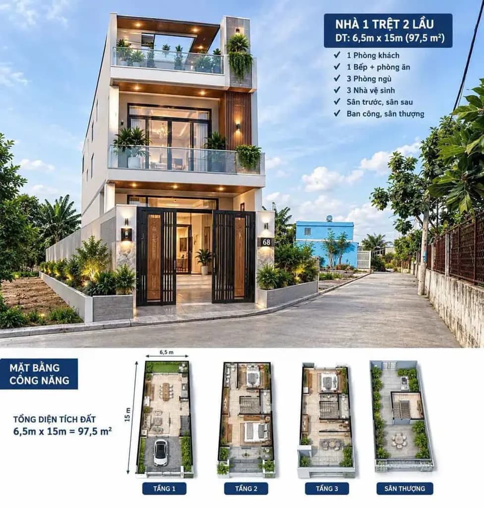 Main-Lô đất 6x15m đường Dương Công Khi gần ngã Ba Giòng giảm sốc 3,4 Tỷ bớt còn 2,9 Tỷ bán gấp-3
