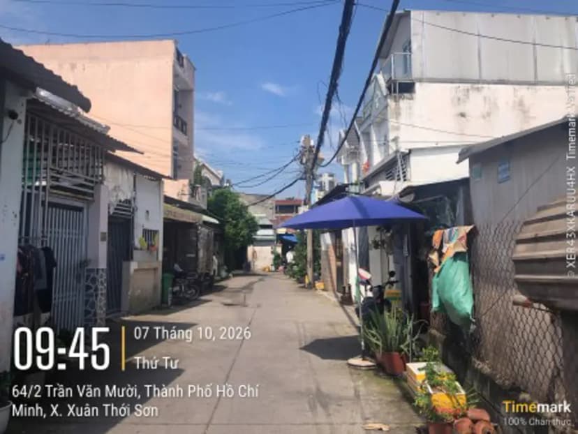 Bán Nhà DT90m2 có 1T+1L DTSD 130m2 giá 3.6 tỷ TL tại 69 Trần Văn Mười Xã Xuân Thới Đông Hóc Môn, HCM