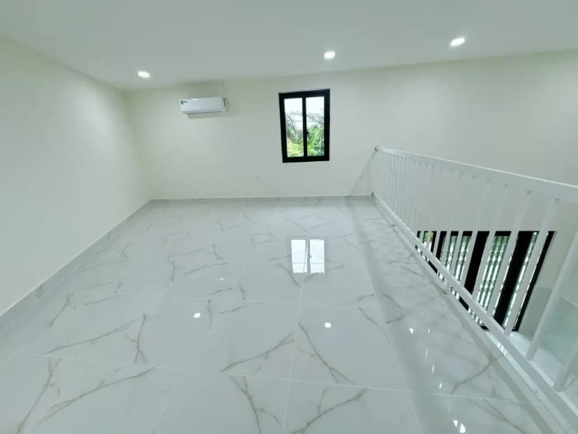 Cho thuê nhà mới xây có gác đường oto Phường 6