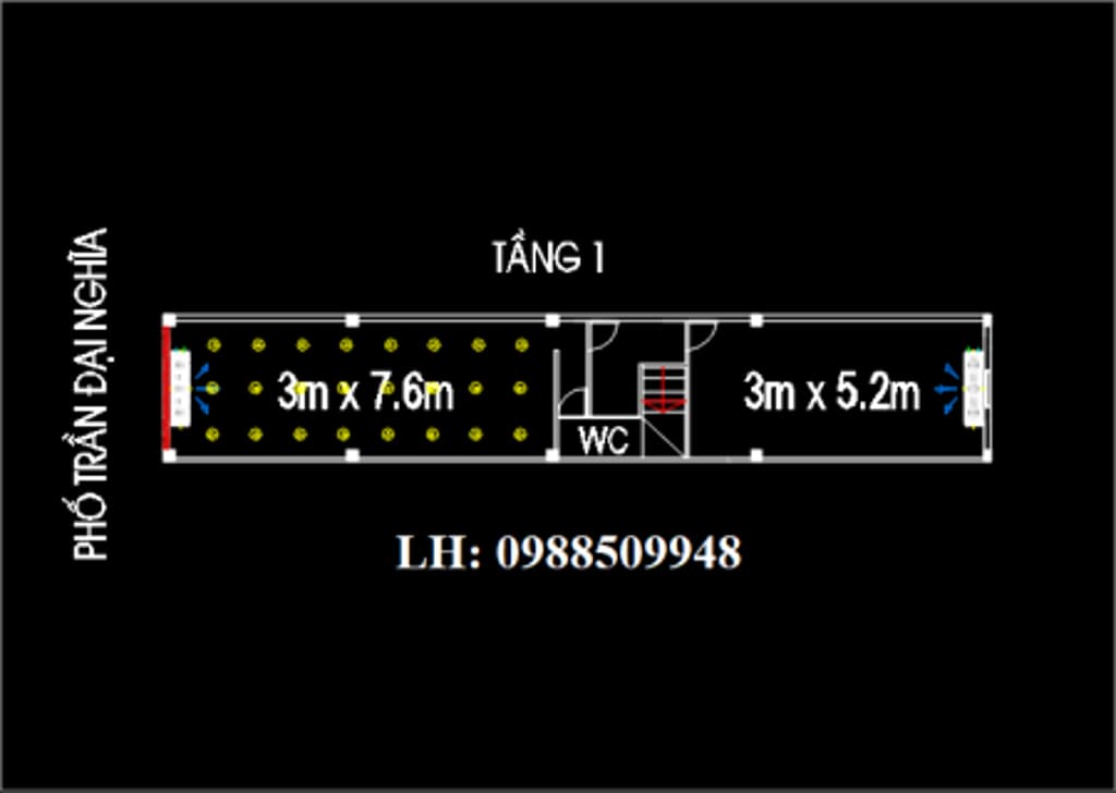 Main-Cho thuê tầng 1 phố Trần Đại Nghĩa, Ph. Bách Khoa, HBT, Hà Nội (50M2)-2