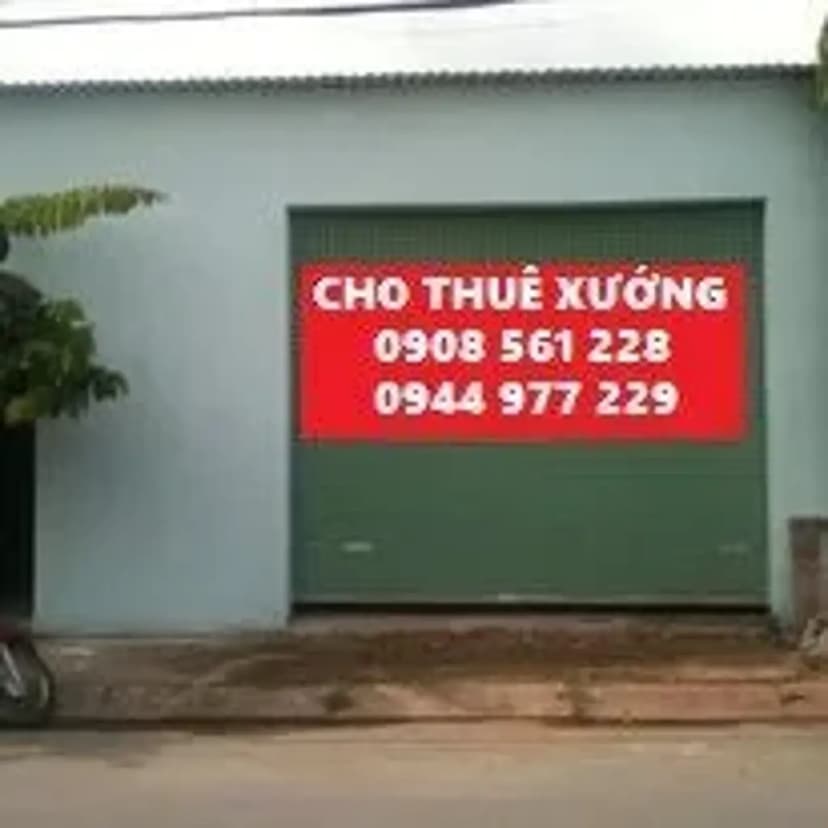 NHÀ XƯƠNG CHO THUÊ PHƯỜNG HIỆP THÀNH QUẬN 12 DT: 300M GIÁ 16 TRIÊU/THÁNG LH: 0908561228