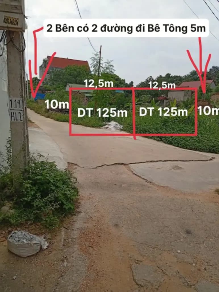 Main-Chính Chủ Bán Gấp 125m2-MT 10m.Đất SĐCC tại Hạ Lát Tiên Sơn Việt Yên Bắc Giang. Giá Bán Cực Rẻ.-2