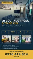 Thumb-BÁN NHÀ LÔ GÓC PHÂN LÔ KHU HOÀNG ĐẠO THÀNH - 72M², Ô TÔ ĐỖ CỬA-1