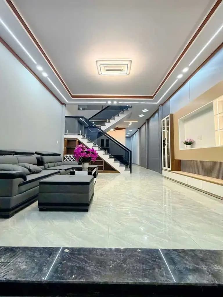 Main-Nhà khu 3 Tân định - Bến Cát - Bình Dương  Mặt tiền đường nhựa thông rộng, dân cư hiện hữu đông đúc-2