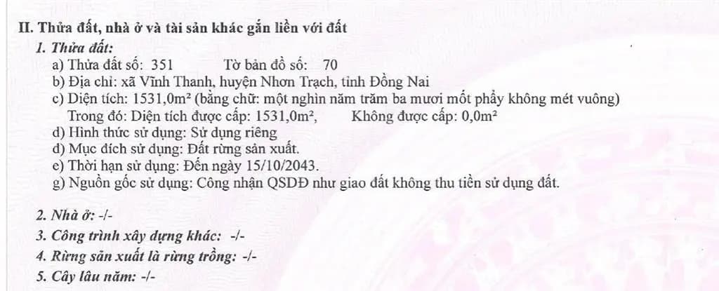Main-Bán đất gần đường liên cảng, vĩnh thanh, nhơn trạch, đồng nai, 900 nghìn / m2, 9.531m2 giá ưu đãi-3