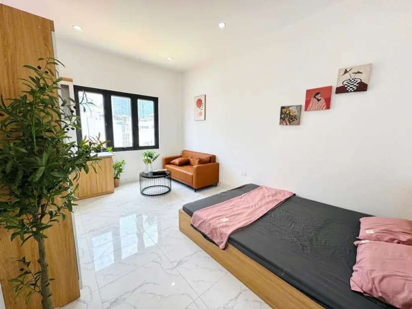Cho thuê Ccmn thoáng FUll đồ đẹp ngõ 89 Phan Kế Bính, Ba Đình