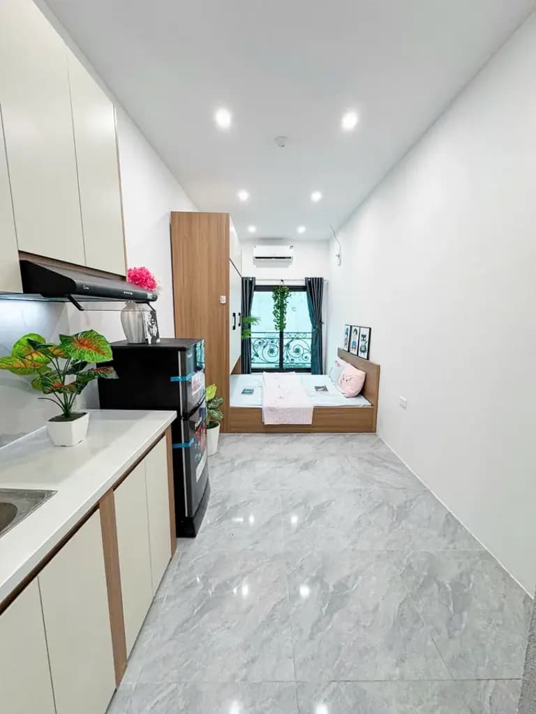 Cho Thuê Ccmn 23m giá rẻ 4tr3 Full đồ đẹp thoáng ngõ 8 Lê Quang Đạo, Từ Liêm