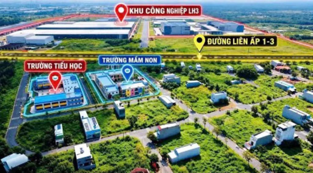 Main-BÁN LÔ GÓC 2 MẶT TIỀN ĐƯỜNG NHỰA KHU DÂN CƯ THÁI SƠN LONG HẬU-1