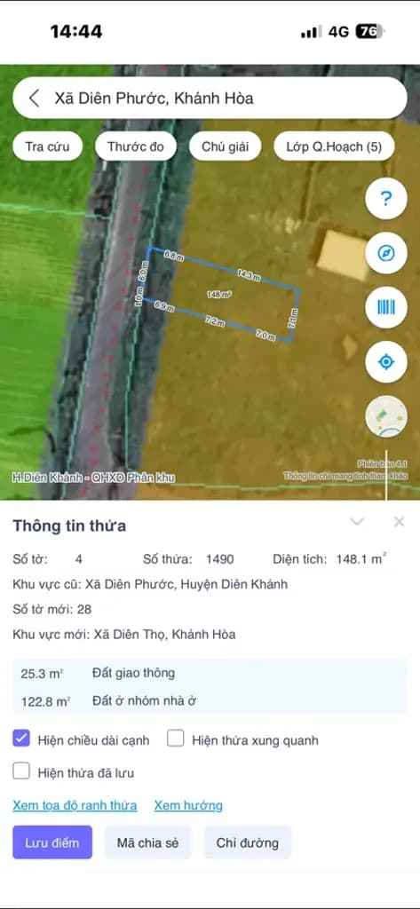 Main-Bán lô Diên Phước( Diên Thọ), sát bên Hương Lộ 39, đường nhựa-2