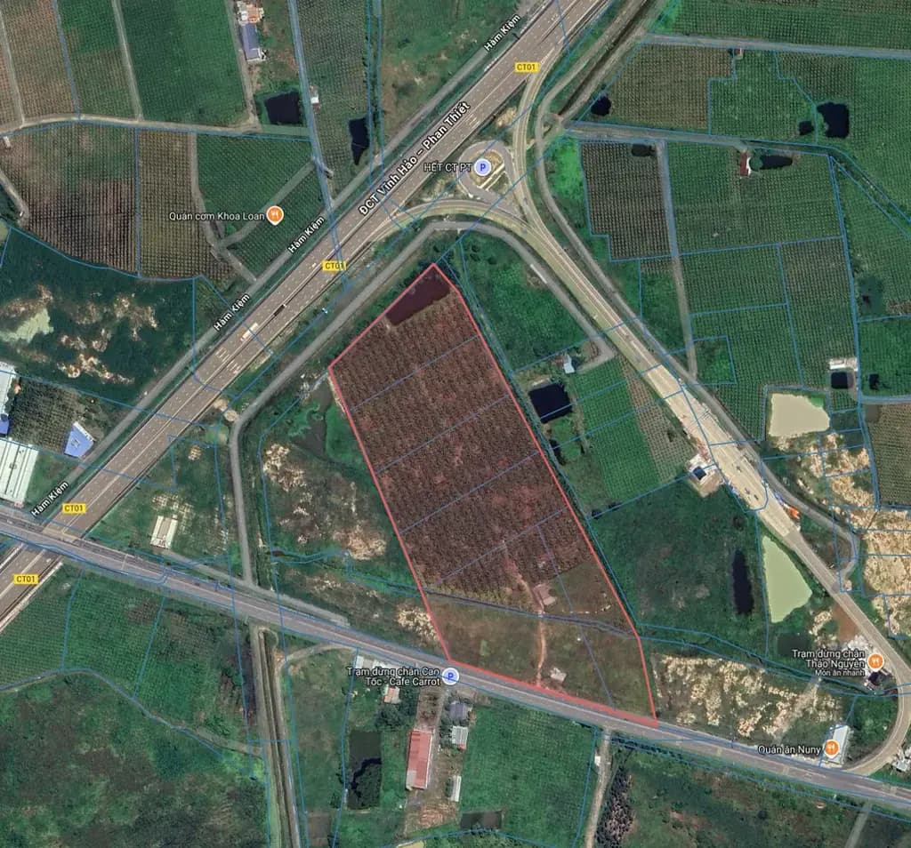 Main-4.4ha đất mặt tiền đường dẫn cao tốc tại Hàm Kiệm, Hàm Thuận Nam, Bình Thuận-0