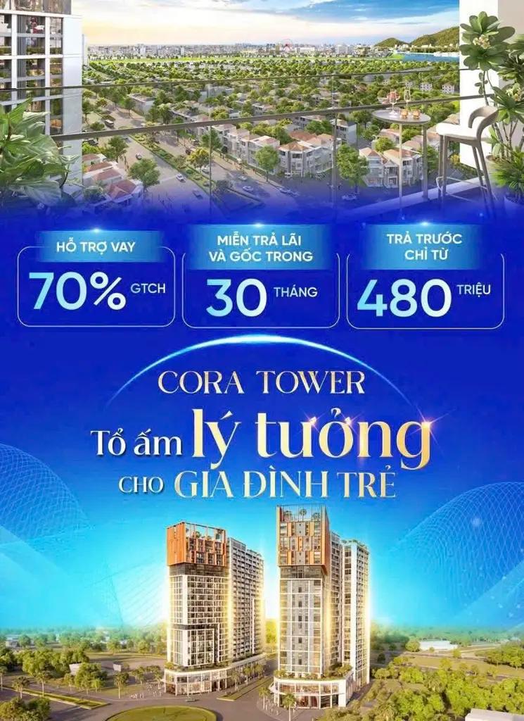 Căn hộ chung cư + diện tích 61m2 + 2PN + dự án CORA Tower Đà Nẵng