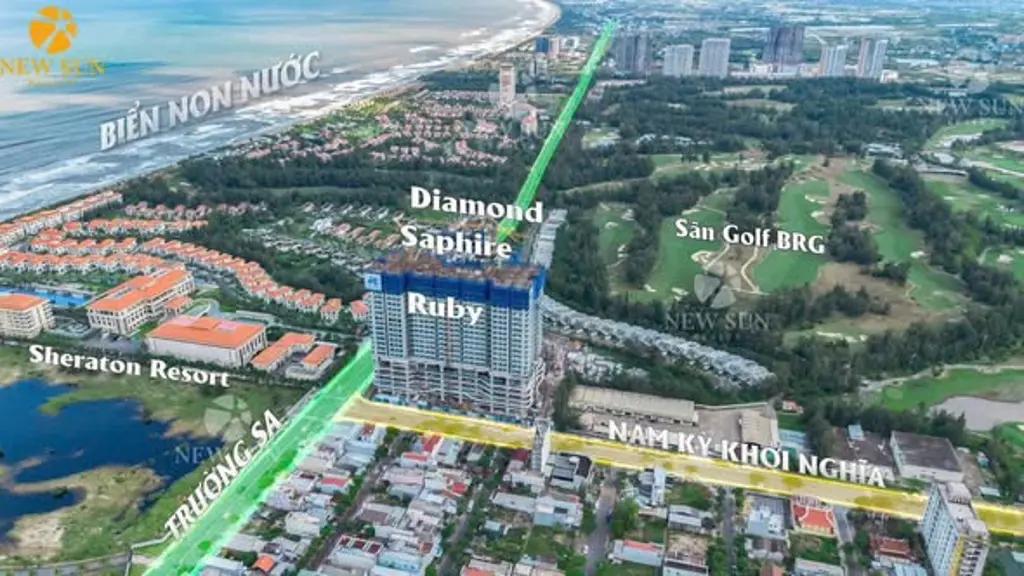 Căn hộ chung cư diện tích 47,85m2 NewTown Diamond Đà Nẵng