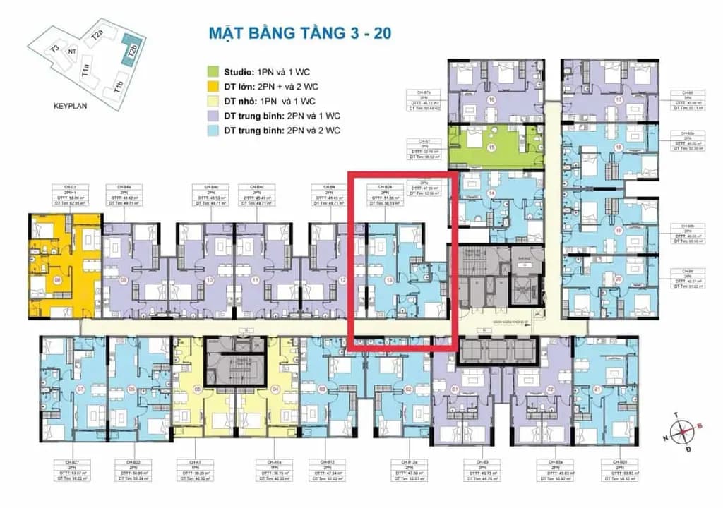 Main-BÁN CĂN HỘ 2PN – 2WC DESTINO CENTRO | 56M² | GIÁ 2 TỶ FULL VAT-0