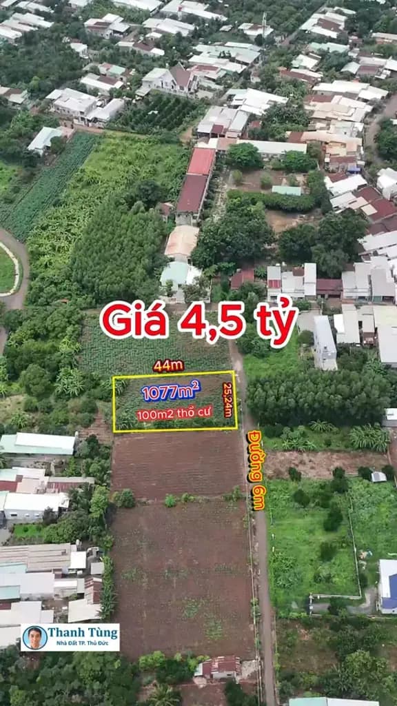Main-Bán Đất 1077.2m2 có sẵn 100 m2 thổ cư giá 4.5 tỷ tại Xã Cẩm Đường Huyện Long Thành Đồng Nai-3