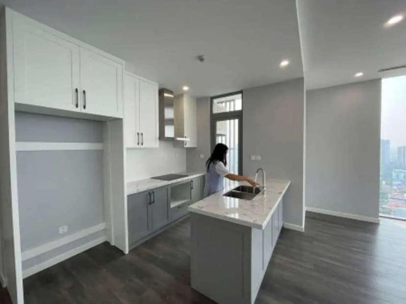 Cho thuê căn hộ The Nine 3PN 107m² nội thất cơ bản giá 21 triệu/tháng