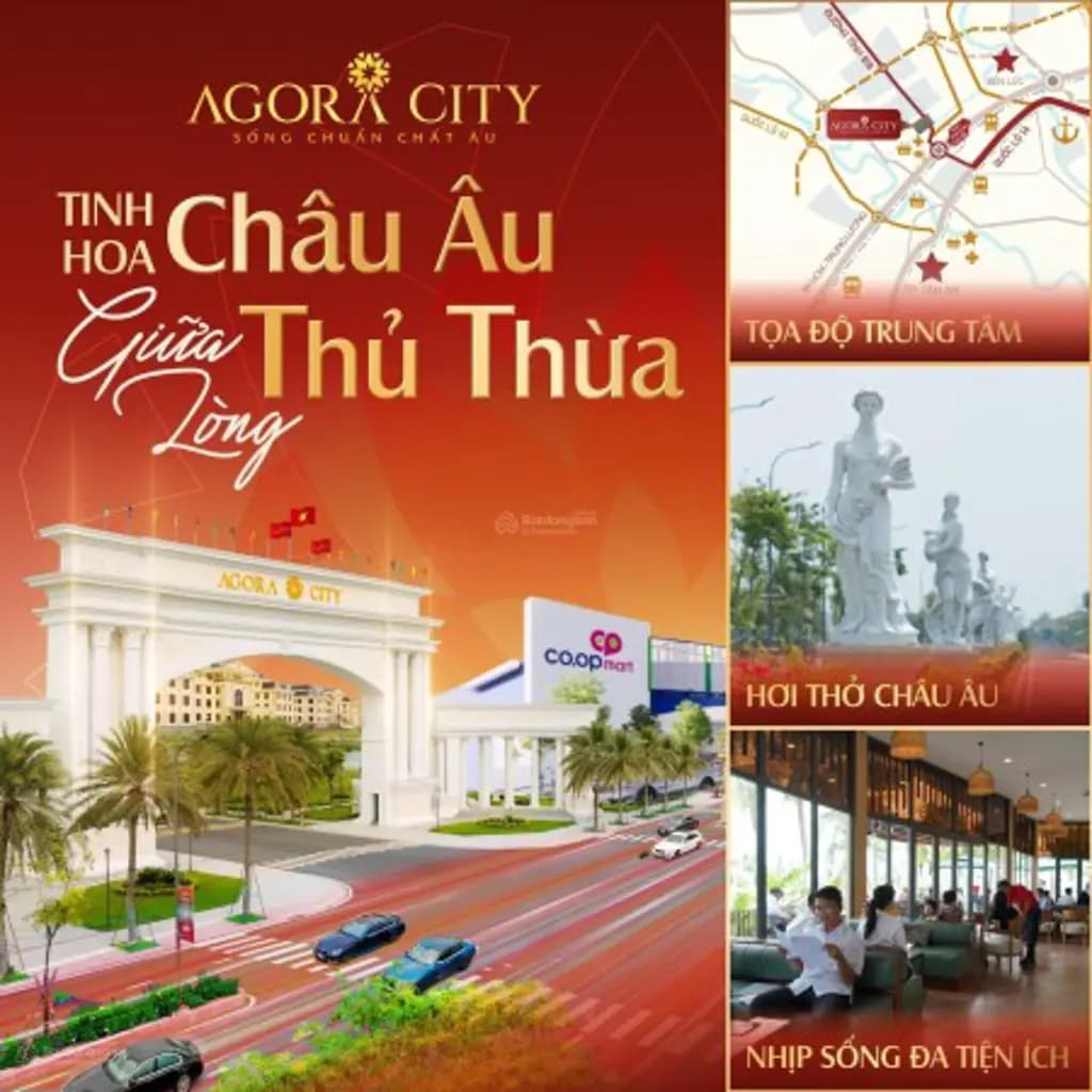 Main-Lô đất giá rất tốt tại dự án Agora City - Thủ Thừa Long An-2