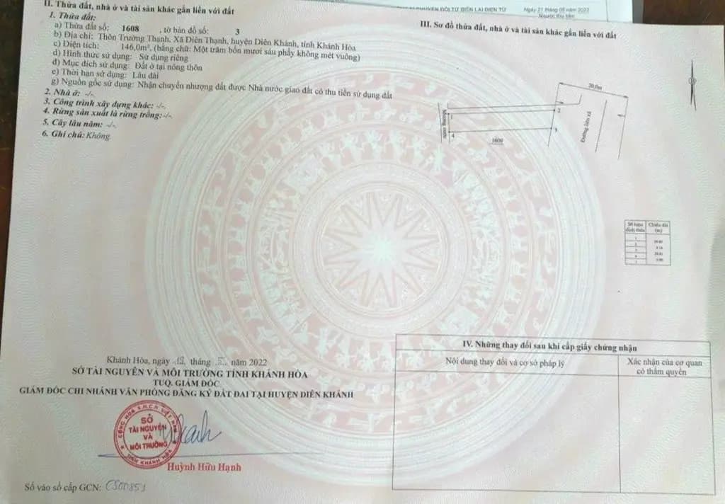 Main-Đất mặt tiền đường nhựa kinh doanh Diên Thạnh thông ra Quốc Lộ 27C và Tỉnh Lộ 2-1