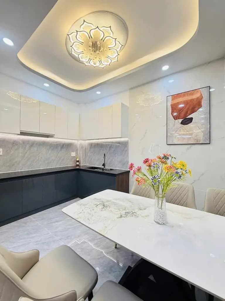 Main-Bán nhà 3tỷ400 đường Nơ Trang Long F13 Bình Thạnh 54m2 , đầy đủ nội thất 3PN , Hoàn công đầy đủ, SHR-5