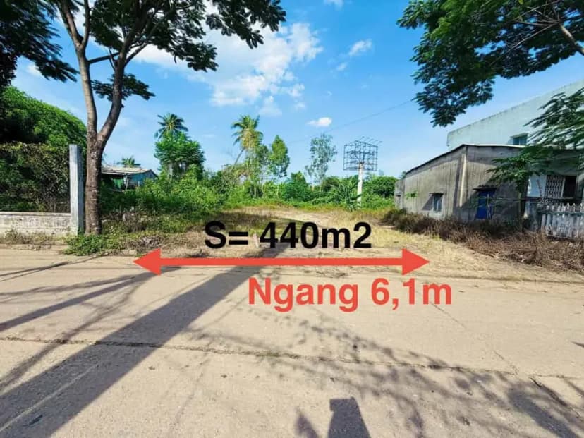 Bán nhanh lô Biệt Thự Nhà Vườn 440m2 Gần Ngã Tư Hoà Khương Đà Nẵng sát quốc lộ 14B Giá Chỉ 1tỷ1xx