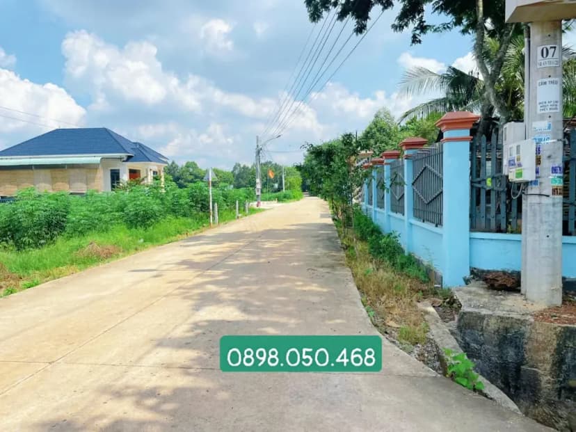 Bán nhanh 340m2 đất thổ cư, ngang 6m giá chỉ 560 TRIỆU ở Phú Giáo - TPHCM