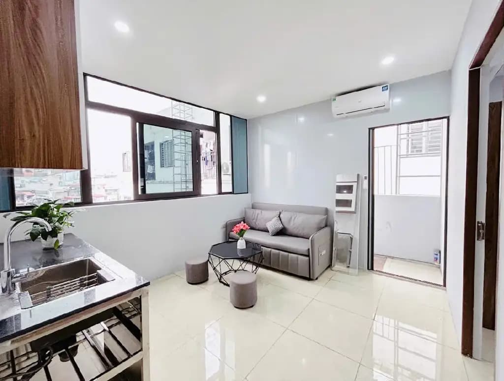 Main-Cho thuê căn 1Pn 1Pk 6tr5 Full đủ đồ cực đẹp tại ngõ 165 Quan Nhân, Thanh Xuân-1