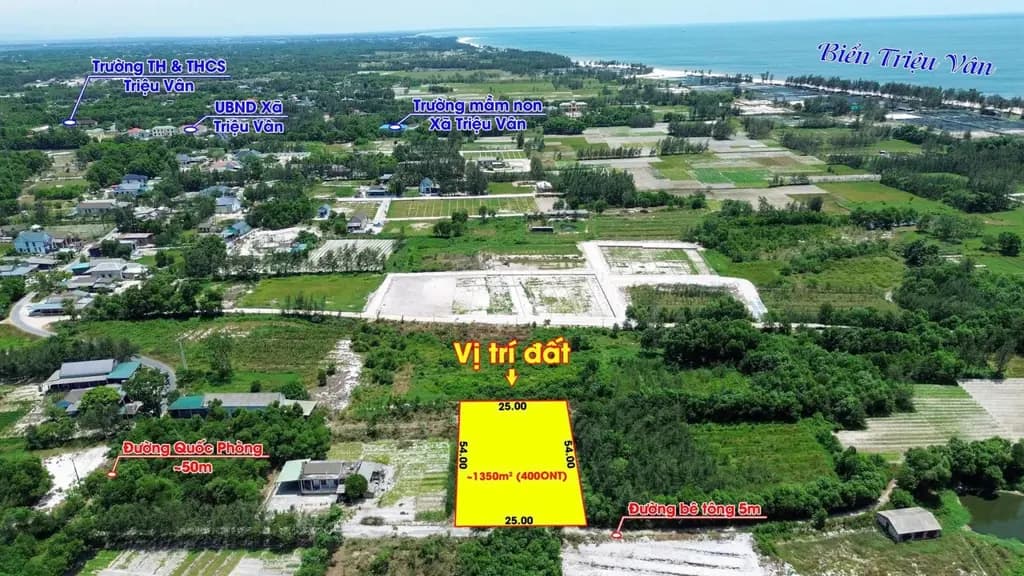 Main-Bán Đất 1350m2 có sẵn 450 m2 thổ cư giá 1.25 tỷ tại Xã Nam Cửa Việt Xã Triệu Vân Huyện Triệu Phong Quảng Trị-3
