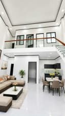 Thumb-Nhà hoàn thiện 1 trệt 1 lửng 3 phòng ngủ trả trước 300 nhận nhà.-4