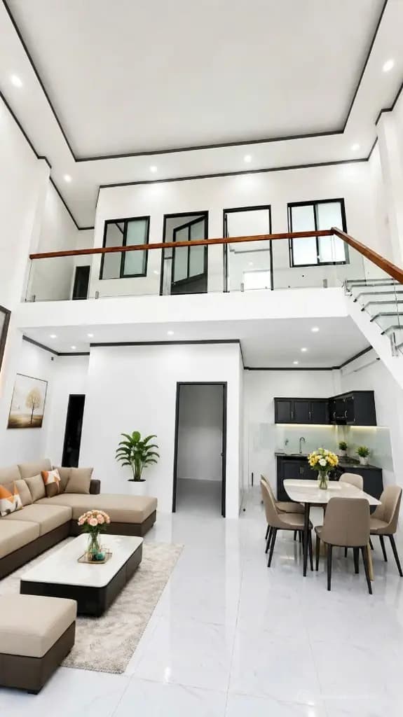 Main-Nhà hoàn thiện 1 trệt 1 lửng 3 phòng ngủ trả trước 300 nhận nhà.-3