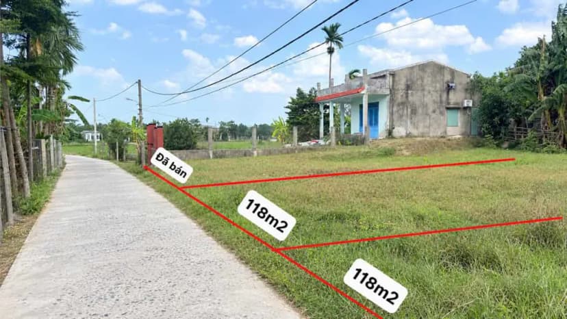 Lô Điện Bàn đường quy hoạch 7m chỉ cần trả trước 3XX